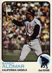 1973 Topps Baseball Cards      123     Sandy Alomar